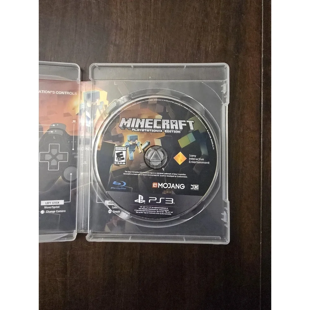 Minecraft -- PlayStation 3 Edition (Sony PlayStation 3, 2014) Tested